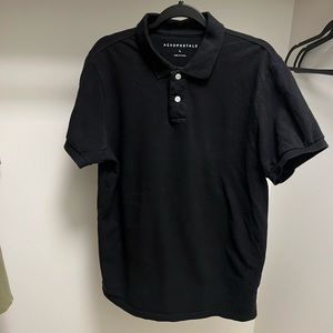 Aeropostale Men’s Black Polo Shirt